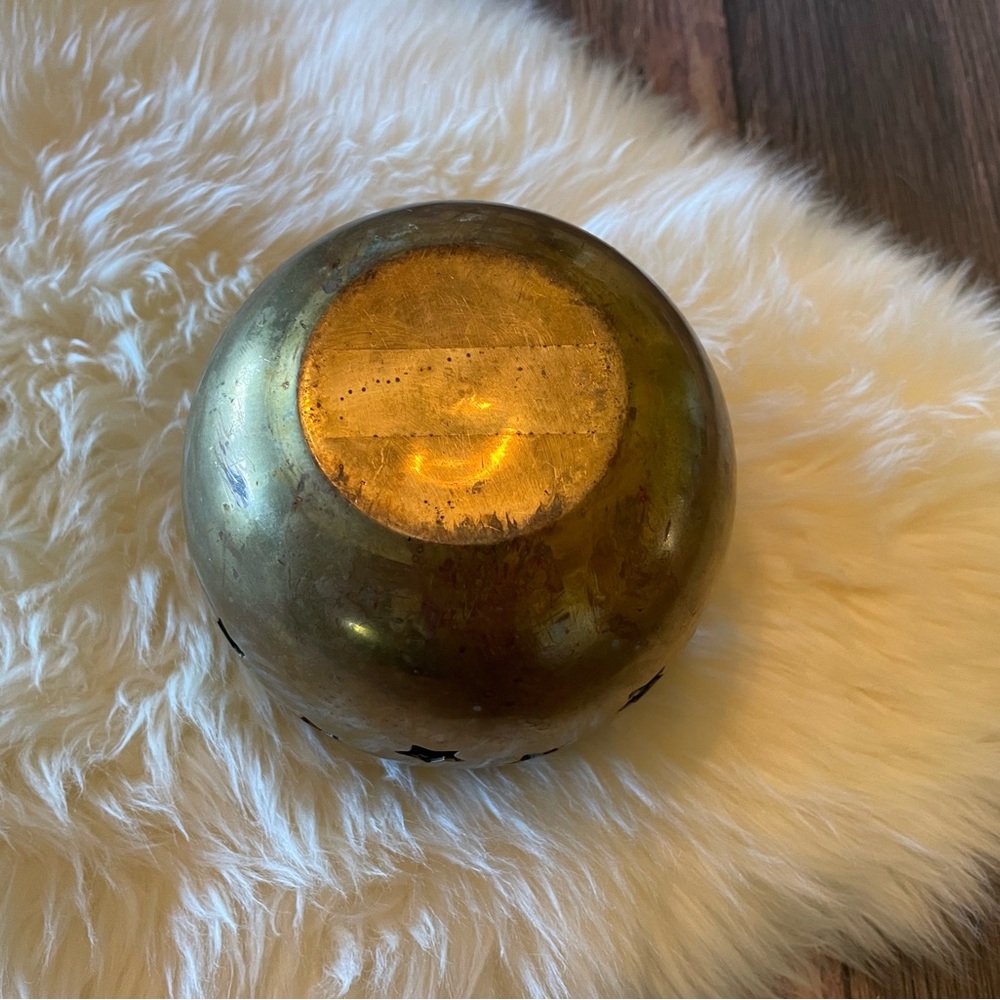 VTG solid brass votive candle holder - Picture 2 of 7